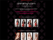 Tablet Screenshot of cinnamyn.com